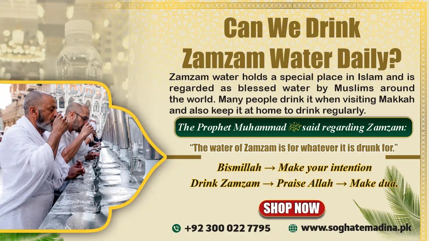 Can We Drink Zamzam Water Daily