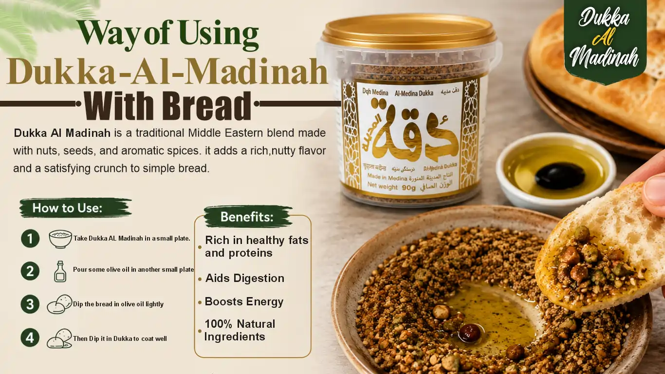Way of Using Dukka Al Madinah With Bread