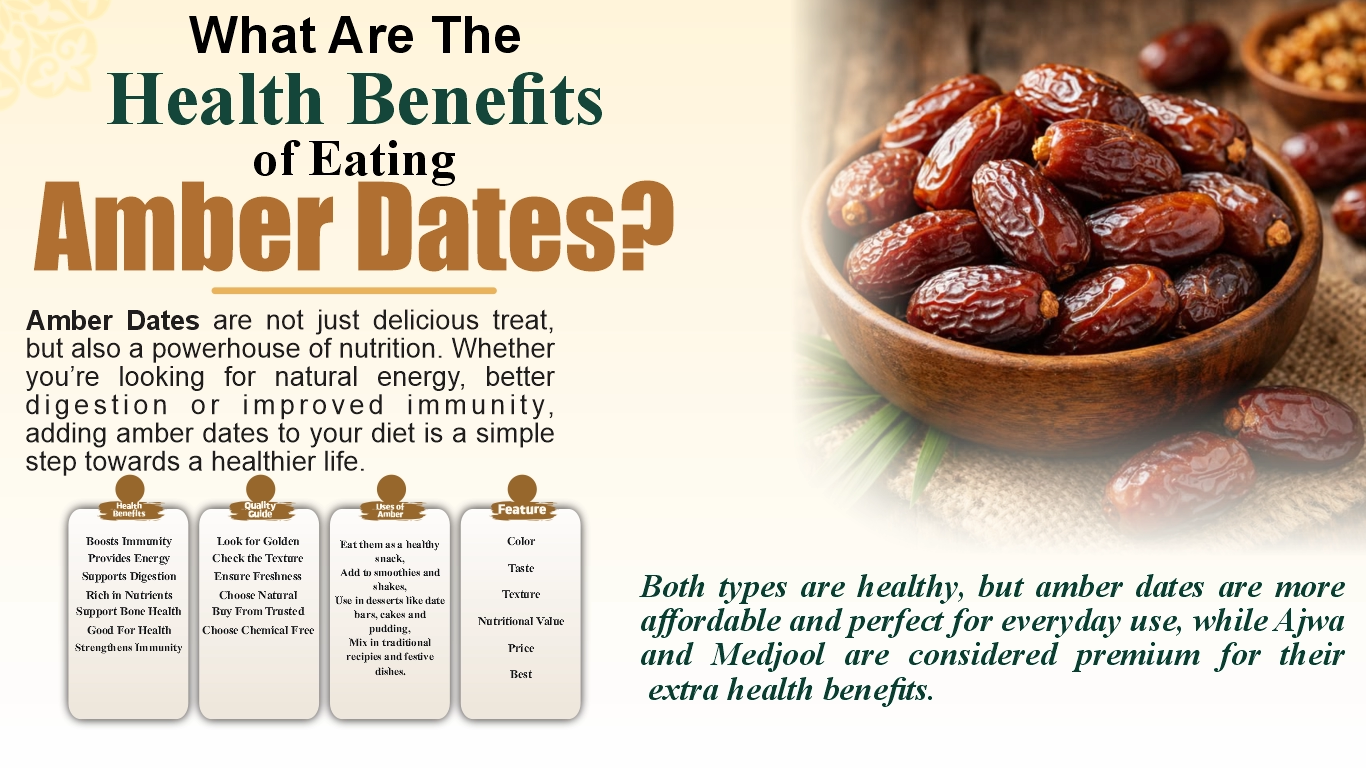 What Are The Health Benefits of Eating Amber Dates Uses, Comparison And Quality Guide