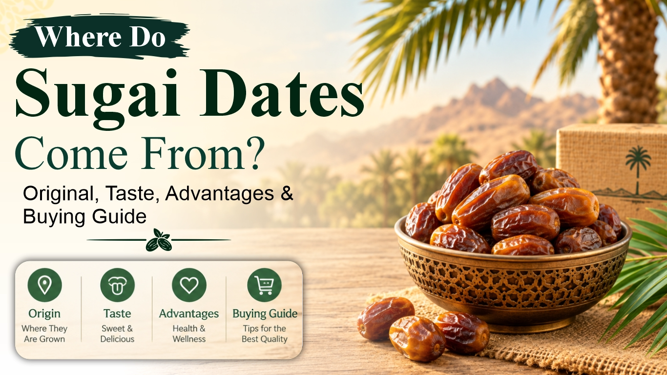 Where Do Sugai Dates Come From Origin, Taste, Advantages & Buying Guide
