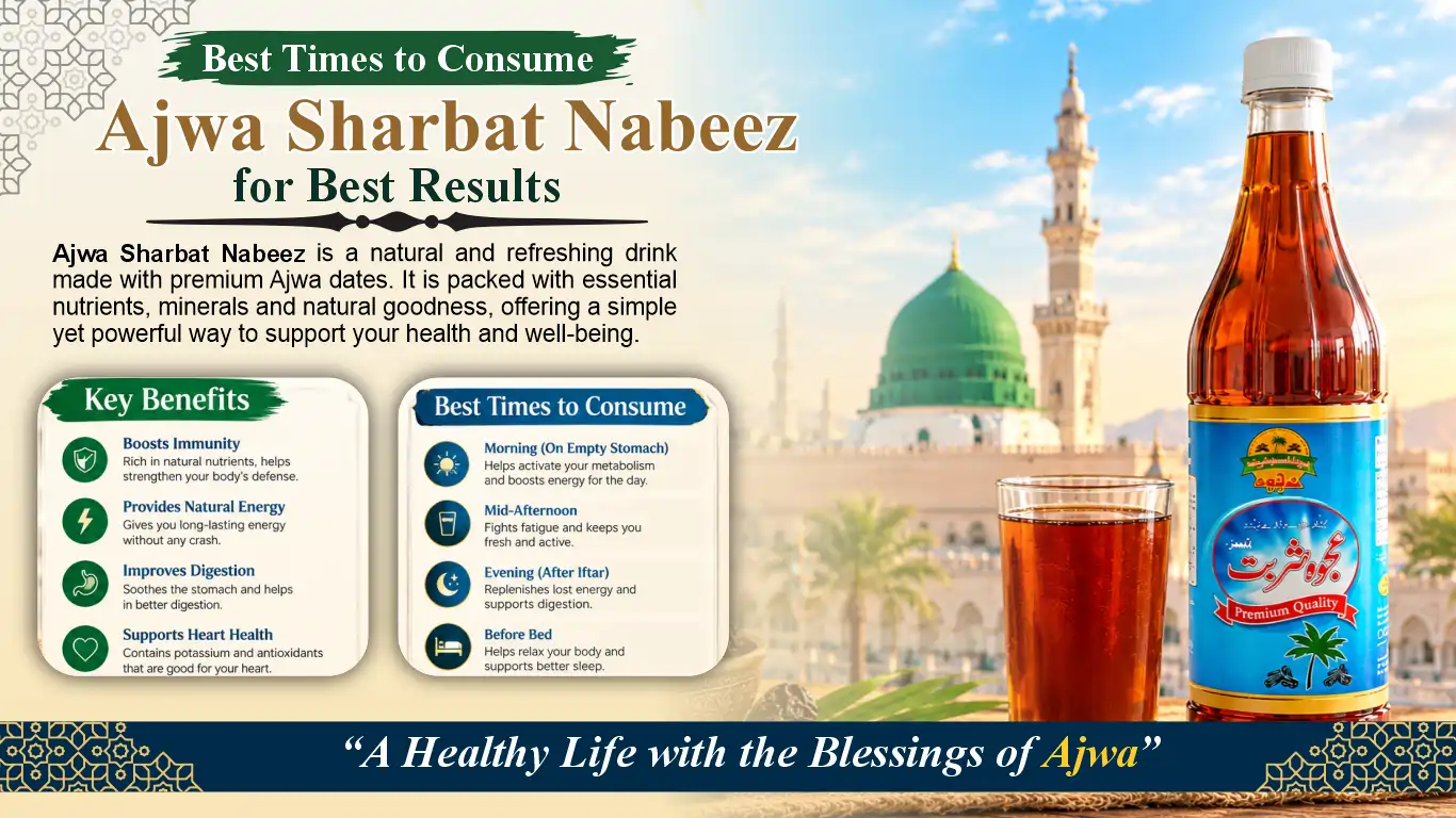 Best Times To Consume Ajwa Sharbat Nabeez For Best Results
